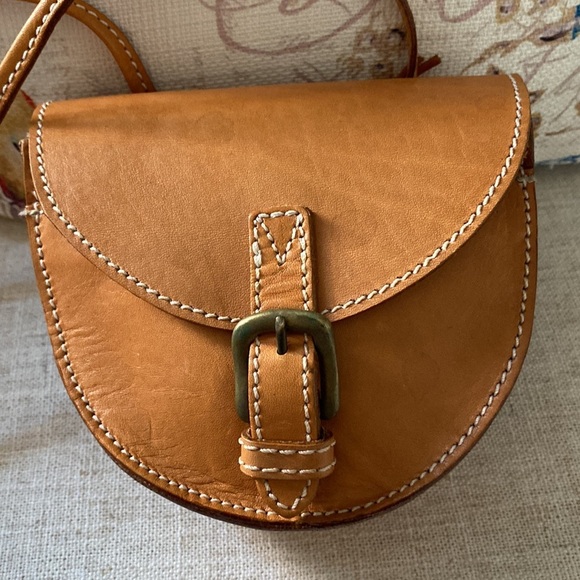 Saddle Leatherware Mini Shoulder Purse - Picture 1 of 14